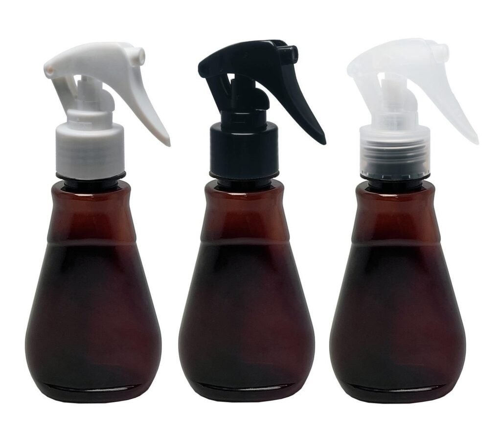 279 FRASCO PLÁSTICO AMBAR PET 180ML VALV MINI GATILHO MEL