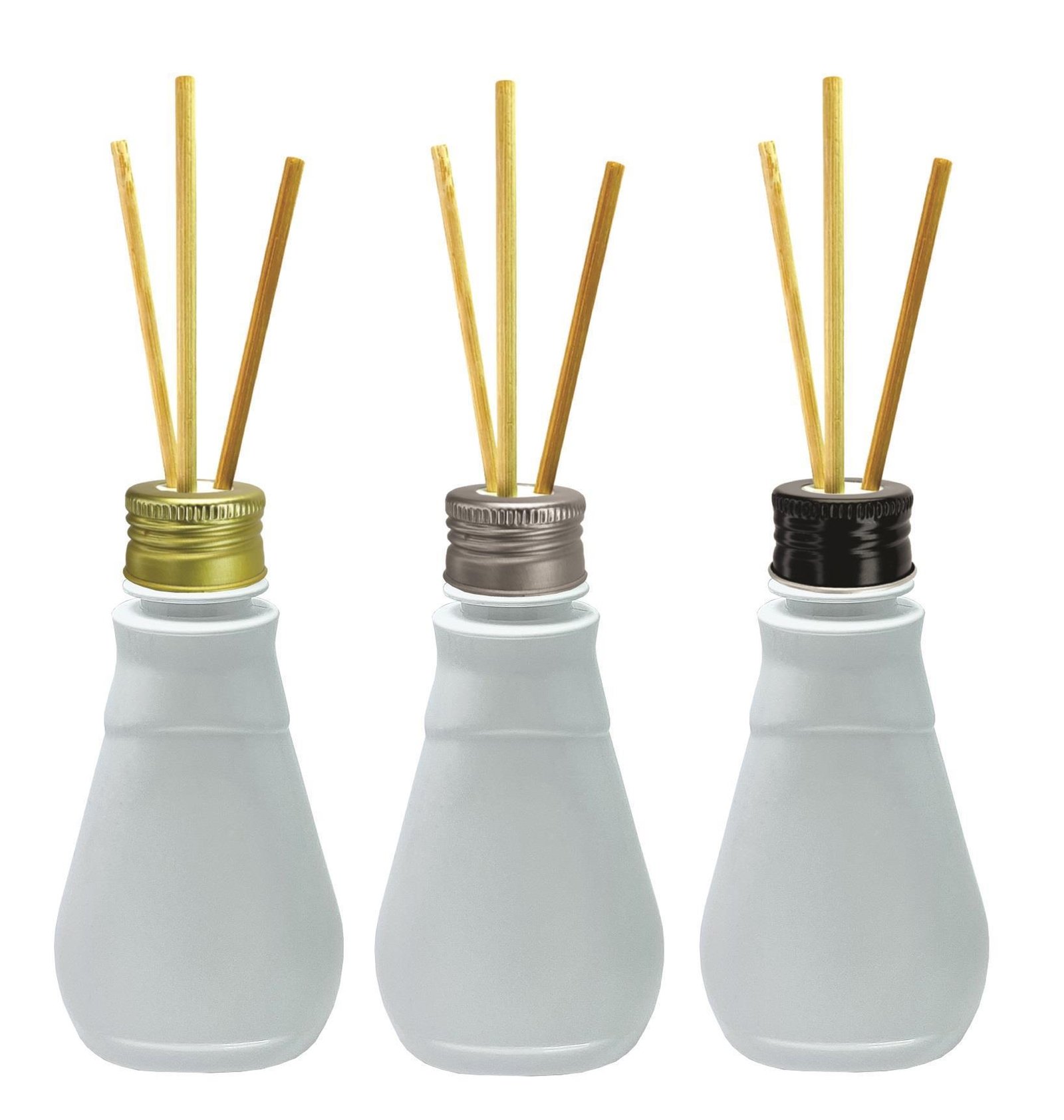 310 FRASCO PLÁSTICO BRANCO 180ML TAMPA DIFUSOR VARETAS MEL