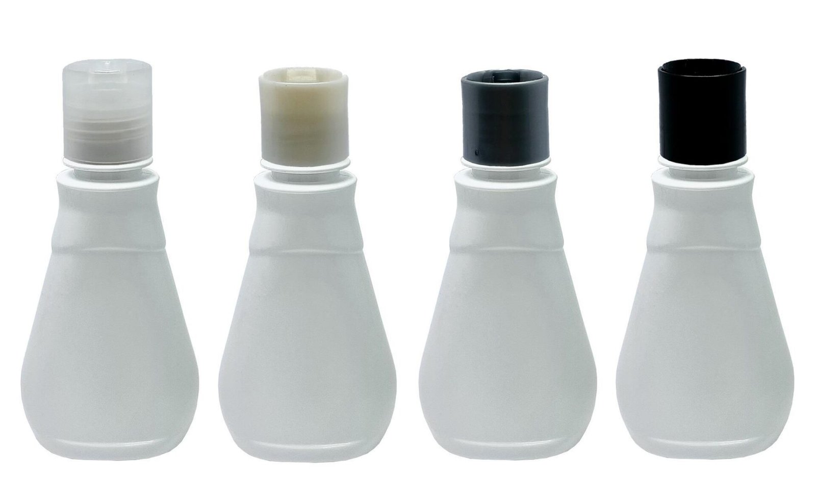 310 FRASCO PLÁSTICO BRANCO PET 180ML COM TAMPA DISKTOP MEL