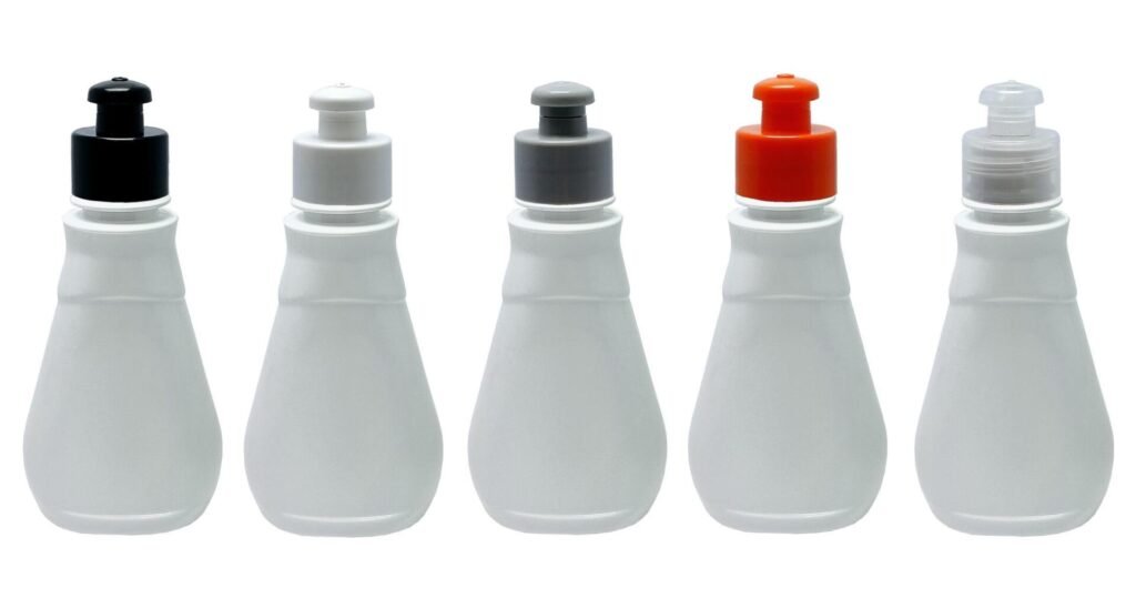 310 FRASCO PLÁSTICO BRANCO PET 180ML C/ TAMPA PUSHPULL MEL