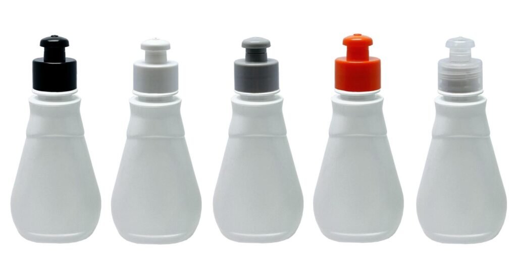 126 FRASCO PLÁSTICO BRANCO PET 180ML C/ TAMPA PUSHPULL MEL
