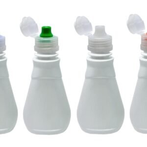 416 FRASCO PLÁSTICO BRANCO PET 180ML C/ TAMPA SPORT MEL