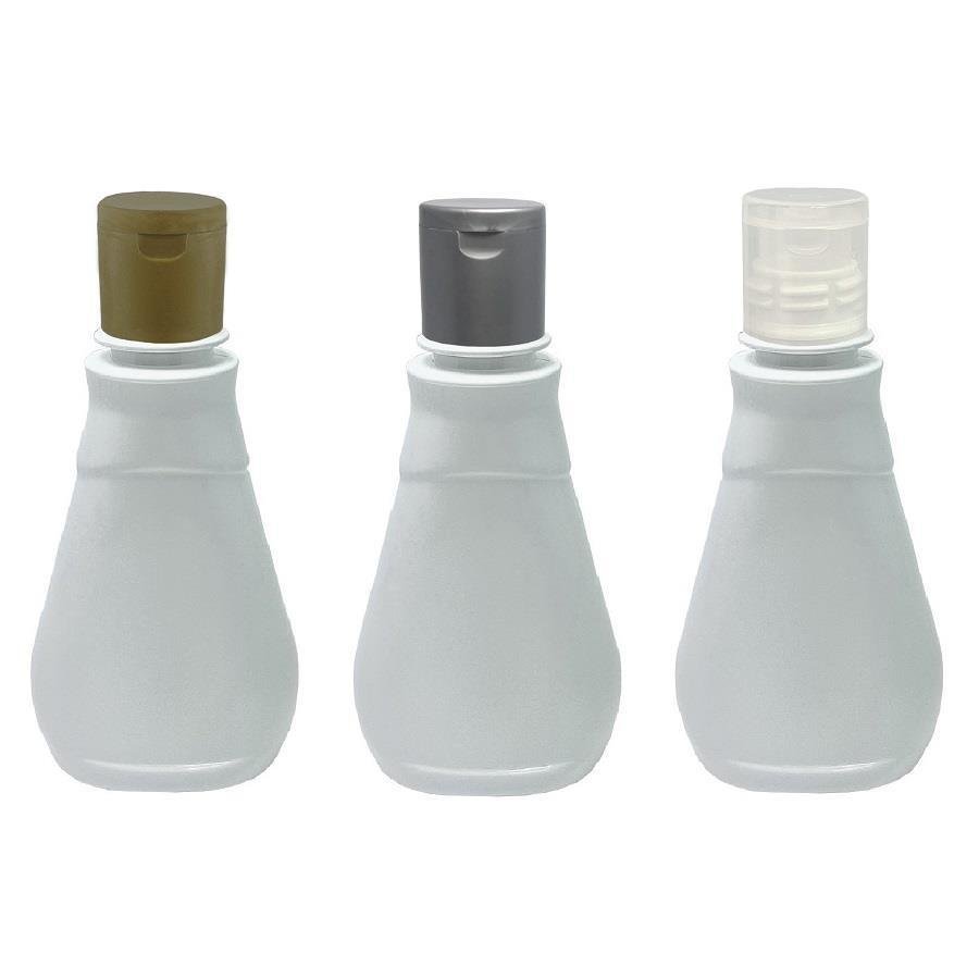 310 FRASCO PLÁSTICO BRANCO 180ML FLIPTOP FURO ABERTO MEL - Imagem 4
