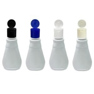 416 FRASCO PLÁSTICO BRANCO 180ML FLIPTOP FURO ABERTO MEL