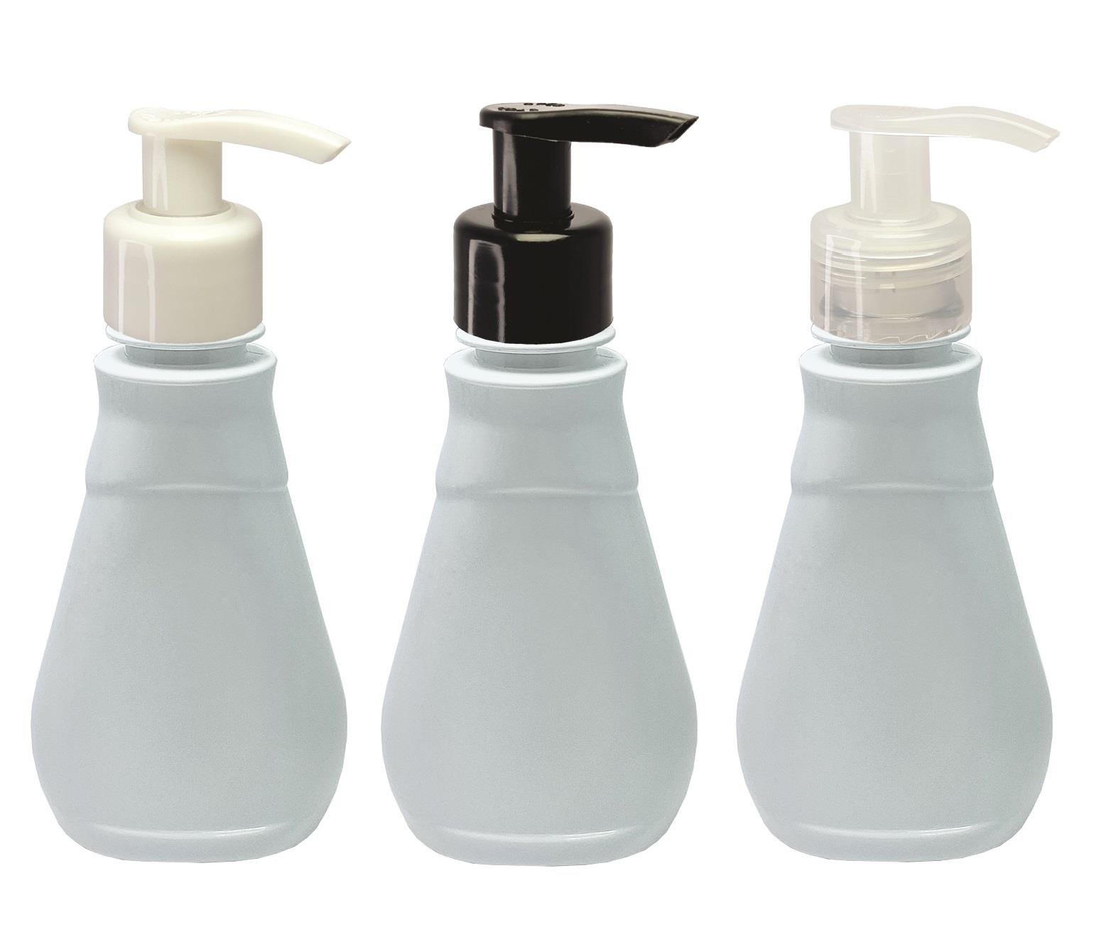 24 FRASCO PLÁSTICO BRANCO 180ML VALVULA BICO PATO S MEL