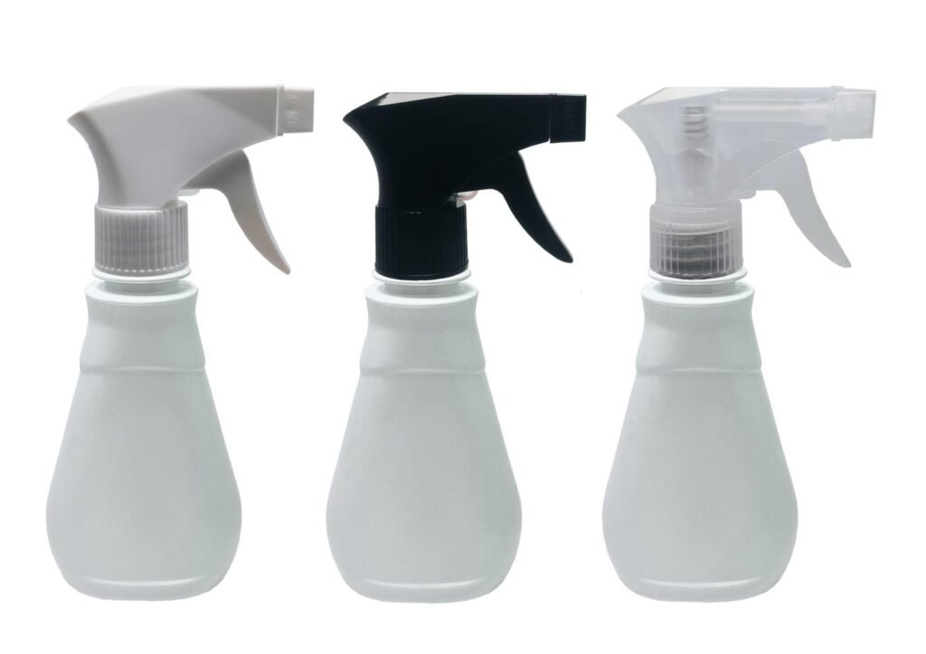 24 FRASCO PLÁSTICO BRANCO PET 180ML C/ VALVULA GATILHO MEL