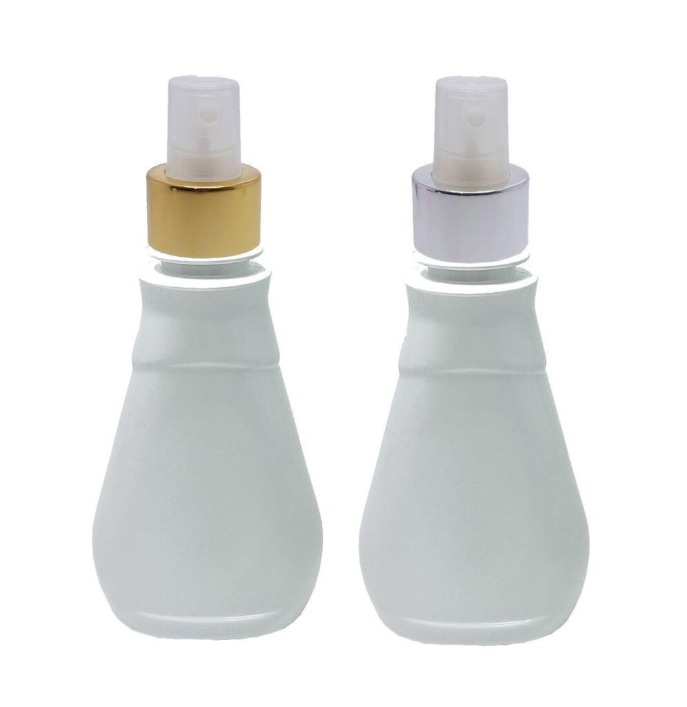 832 FRASCO PLÁSTICO BRANCO PET 180ML VALVULA SPRAY L MEL