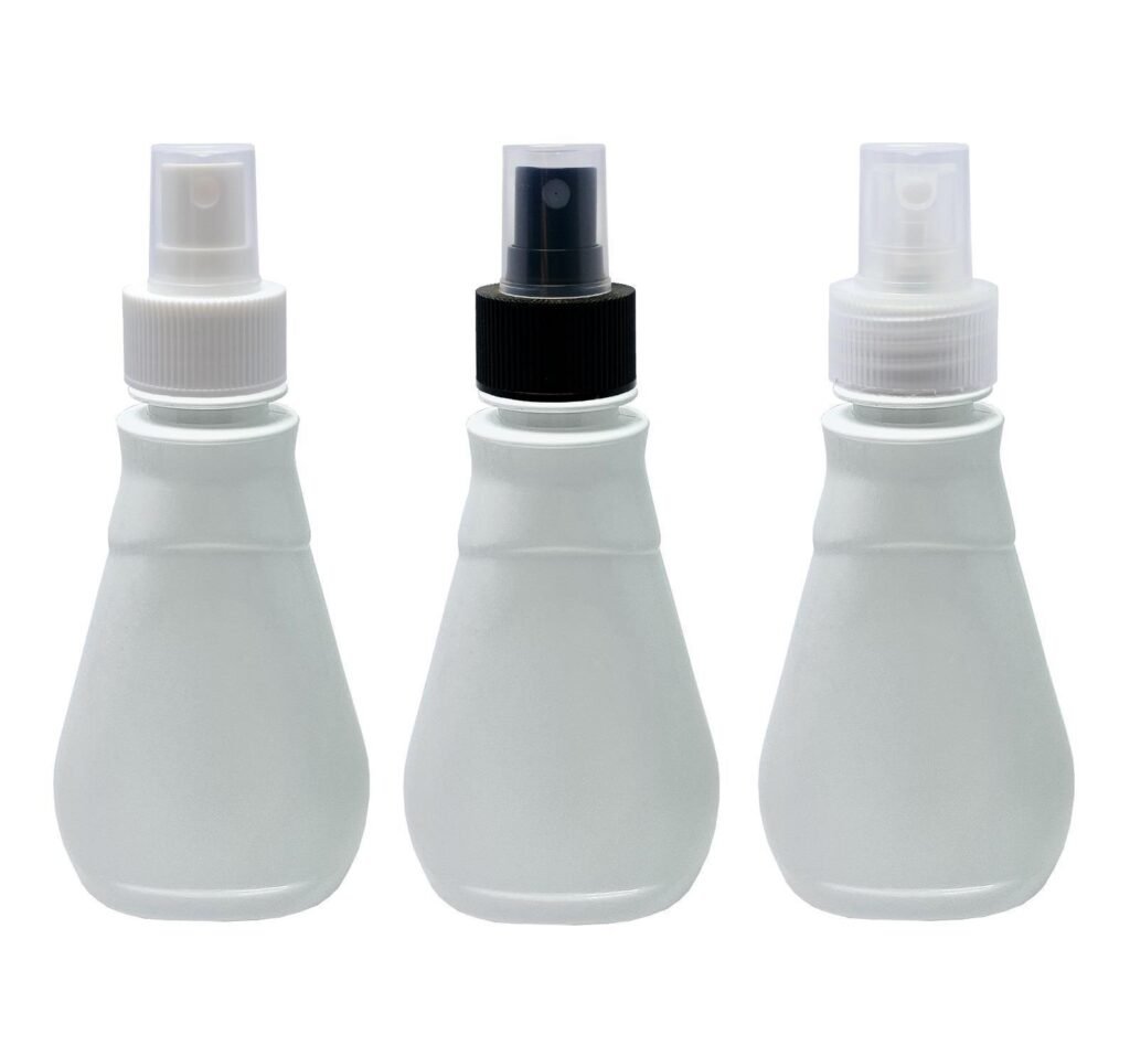 832 FRASCO PLÁSTICO BRANCO PET 180ML VALVULA SPRAY S MEL