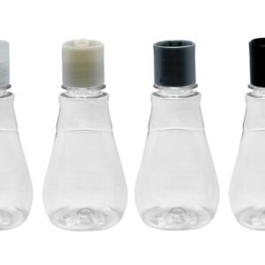 416 FRASCO PLÁSTICO CRISTAL PET 180ML COM TAMPA DISKTOP MEL