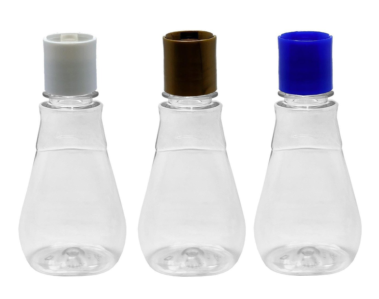 310 FRASCO PLÁSTICO CRISTAL PET 180ML COM TAMPA DISKTOP MEL - Imagem 3