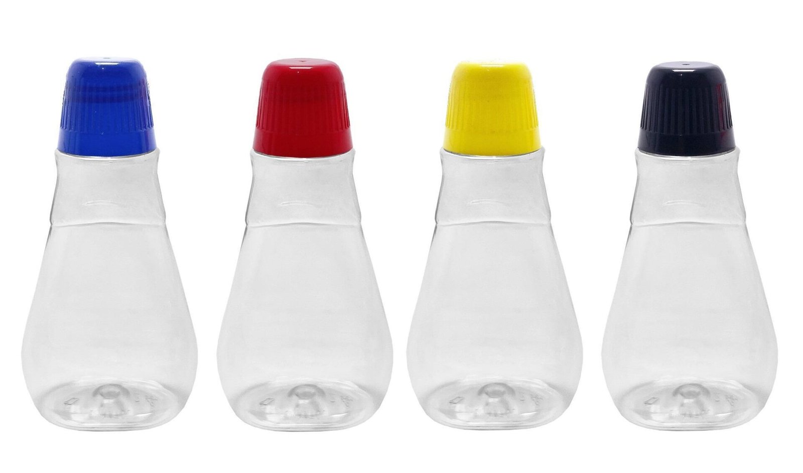 310 FRASCO PLÁSTICO CRISTAL PET 180ML C/ TAMPA DOSADORA MEL