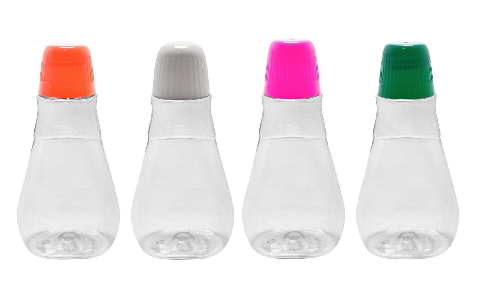 310 FRASCO PLÁSTICO CRISTAL PET 180ML C/ TAMPA DOSADORA MEL - Imagem 2