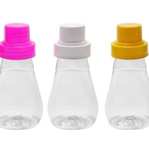 310 FRASCO PLÁSTICO CRISTAL 180ML TAMPA DOSADORA 30ML MEL