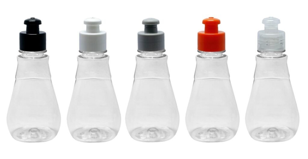 30 FRASCO PLÁSTICO CRISTAL PET 180ML C/ TAMPA PUSHPULL MEL