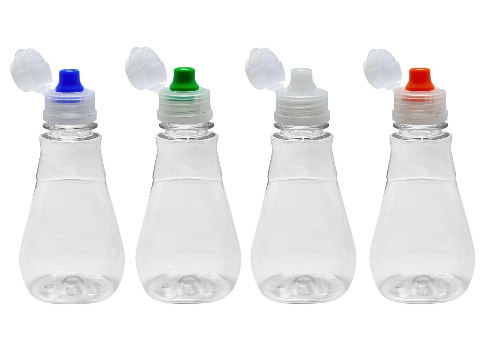 310 FRASCO PLÁSTICO CRISTAL PET 180ML C/ TAMPA SPORT MEL