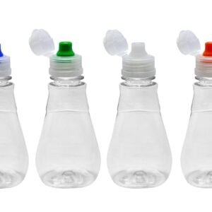 30 FRASCO PLÁSTICO CRISTAL PET 180ML C/ TAMPA SPORT MEL