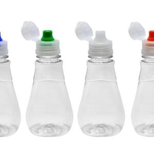 126 FRASCO PLÁSTICO CRISTAL PET 180ML C/ TAMPA SPORT MEL