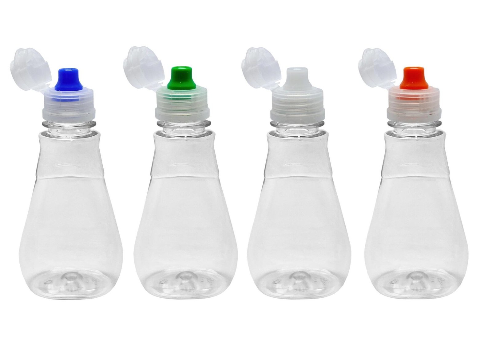 30 FRASCO PLÁSTICO CRISTAL PET 180ML C/ TAMPA SPORT MEL