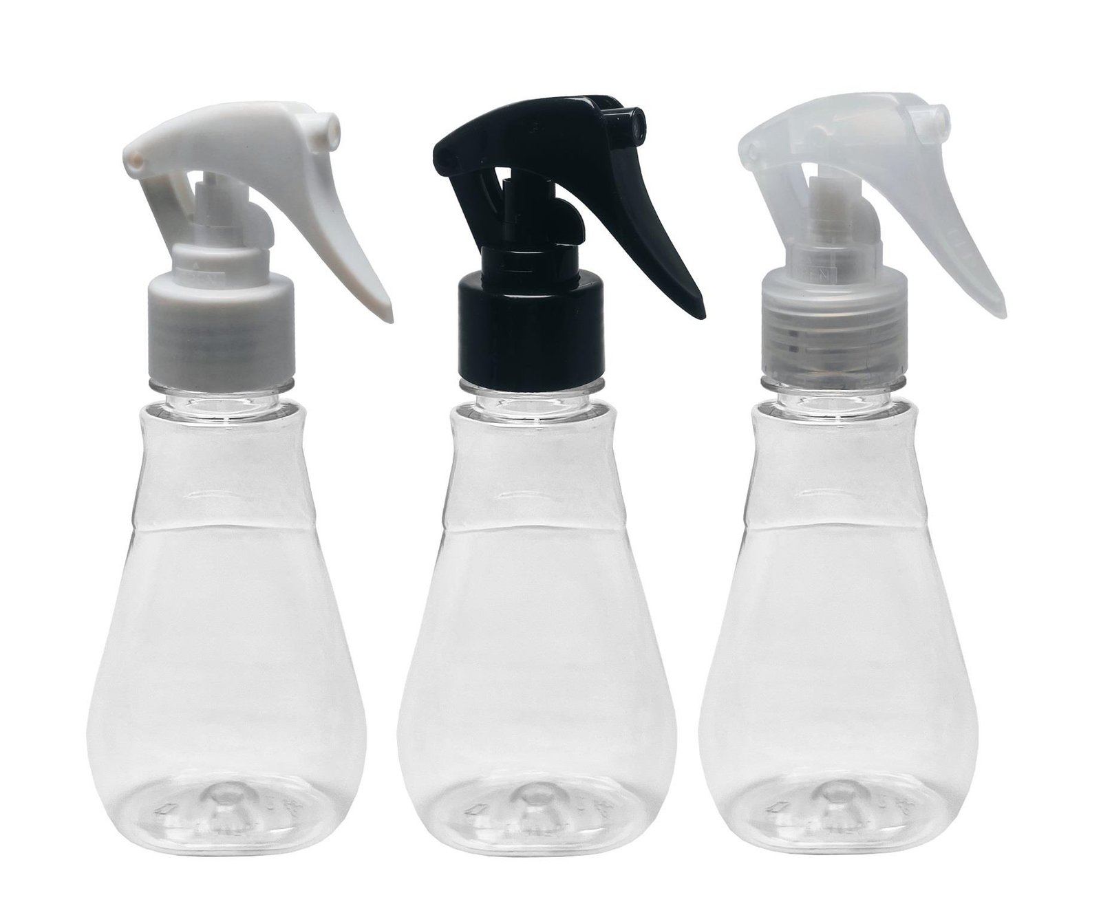 24 FRASCO PLÁSTICO CRISTAL PET 180ML VALV MINI GATILHO MEL