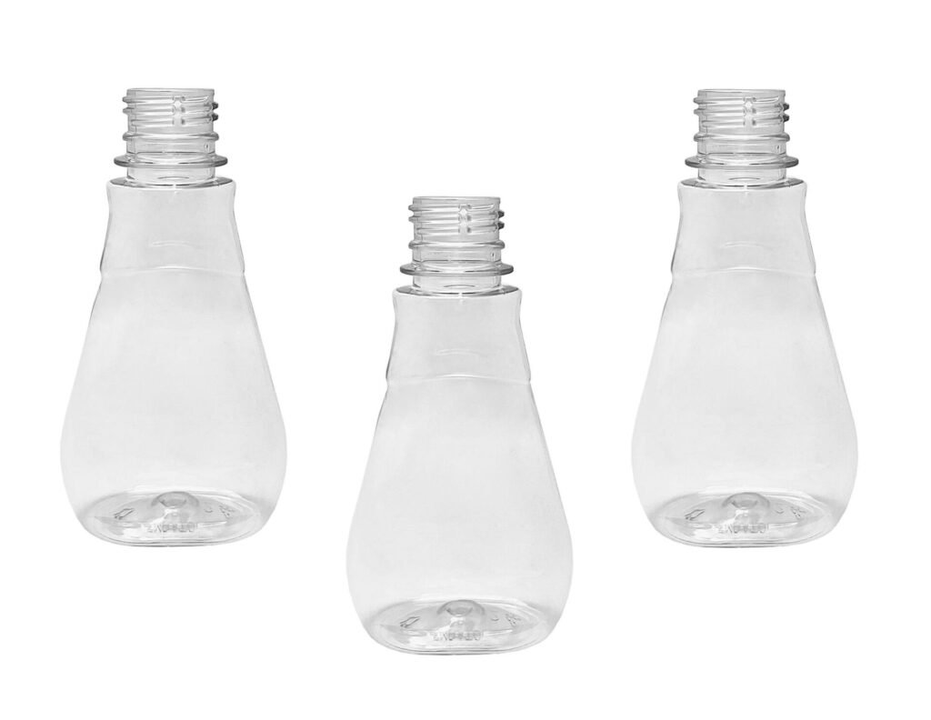 36 FRASCO PLÁSTICO CRISTAL PET 180ML VAZIO SEM TAMPAS MEL