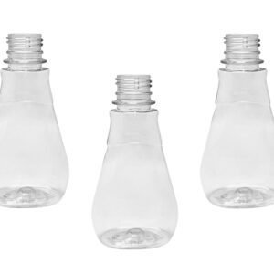 36 FRASCO PLÁSTICO CRISTAL PET 180ML VAZIO SEM TAMPAS MEL