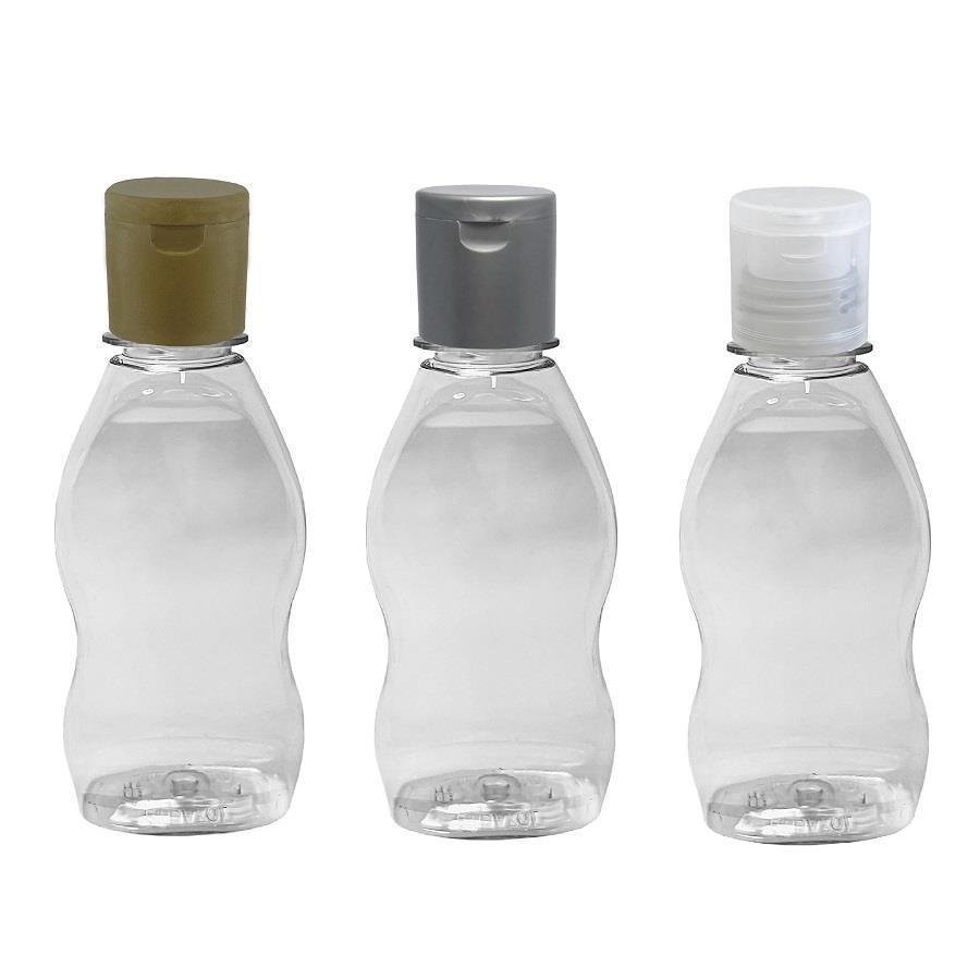 540 FRASCO PLÁSTICO CRISTAL 190ML FLIPTOP FURO ABERTO MOL - Imagem 4