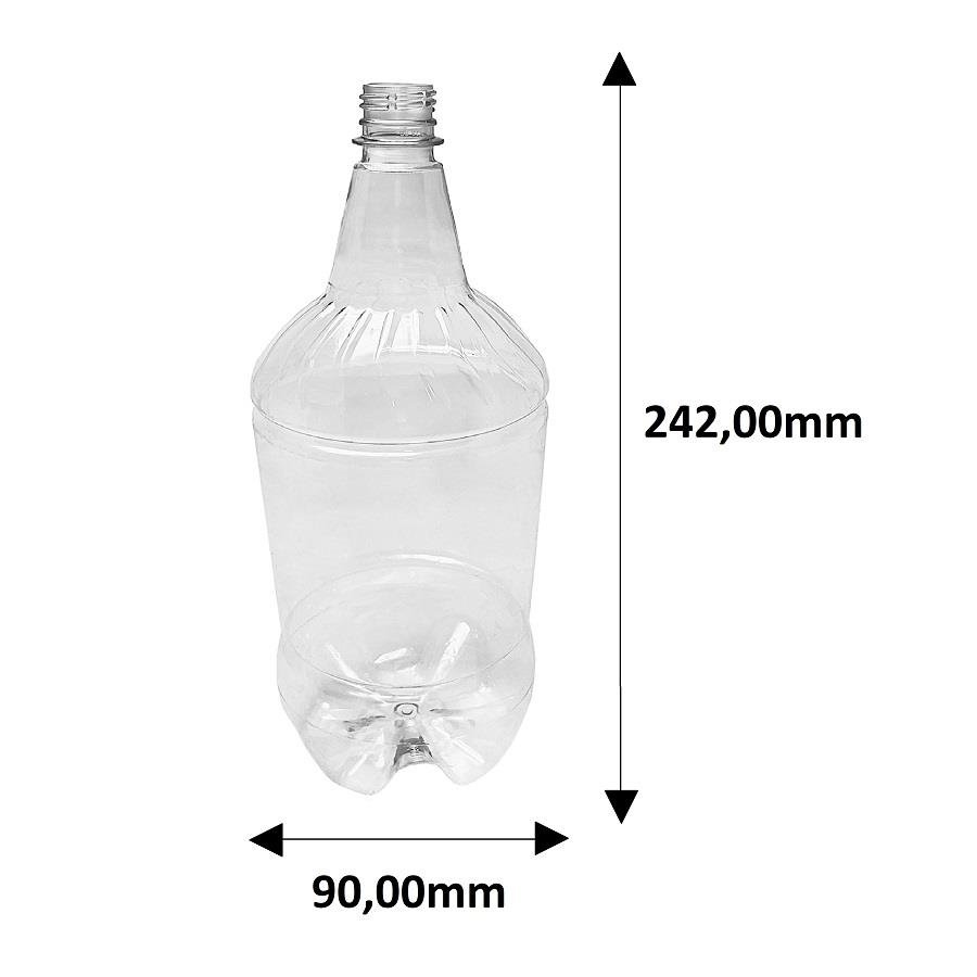 5 FRASCO PLÁSTICO CRISTAL 1L FLIPTOP FURO ABERTO GR2 - Imagem 9