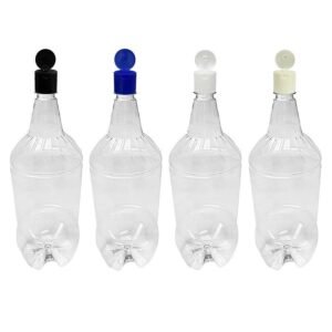 48 FRASCO PLÁSTICO CRISTAL 1L FLIPTOP FURO ABERTO GR2