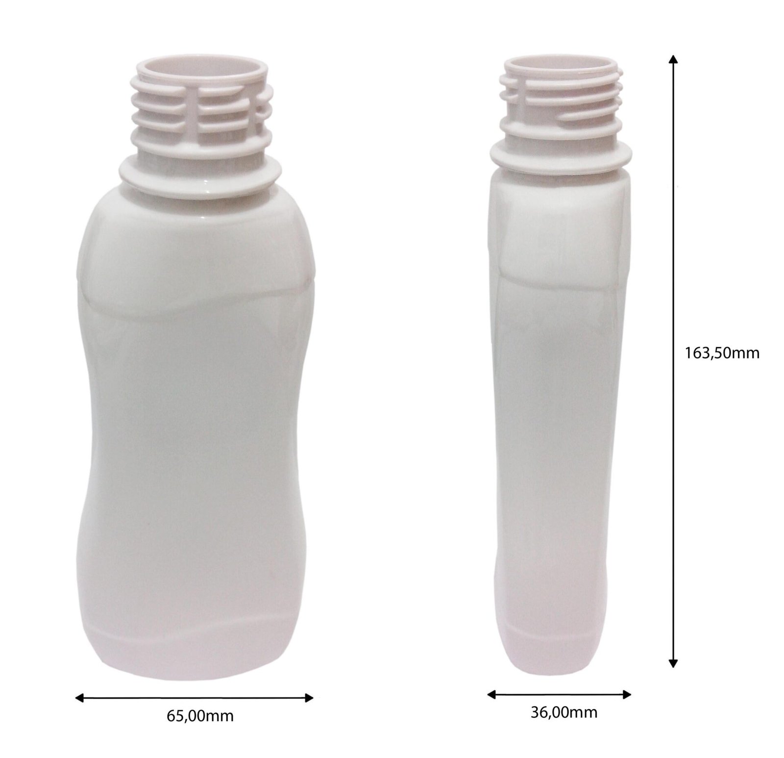 1260 FRASCO PLÁSTICO BRANCO 200ML FLIPTOP FURO ABERTO CAT - Imagem 9