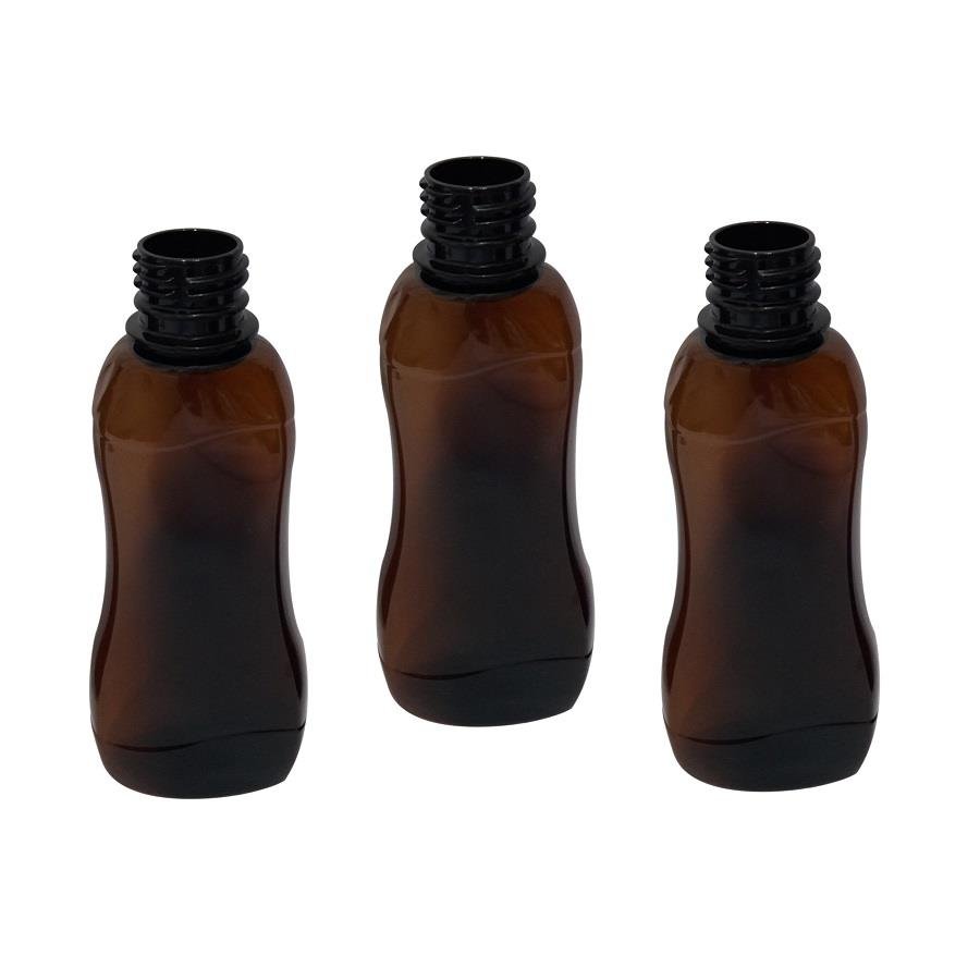 228 FRASCO PLÁSTICO AMBAR 200ML FLIPTOP FURO ABERTO CAT - Imagem 5