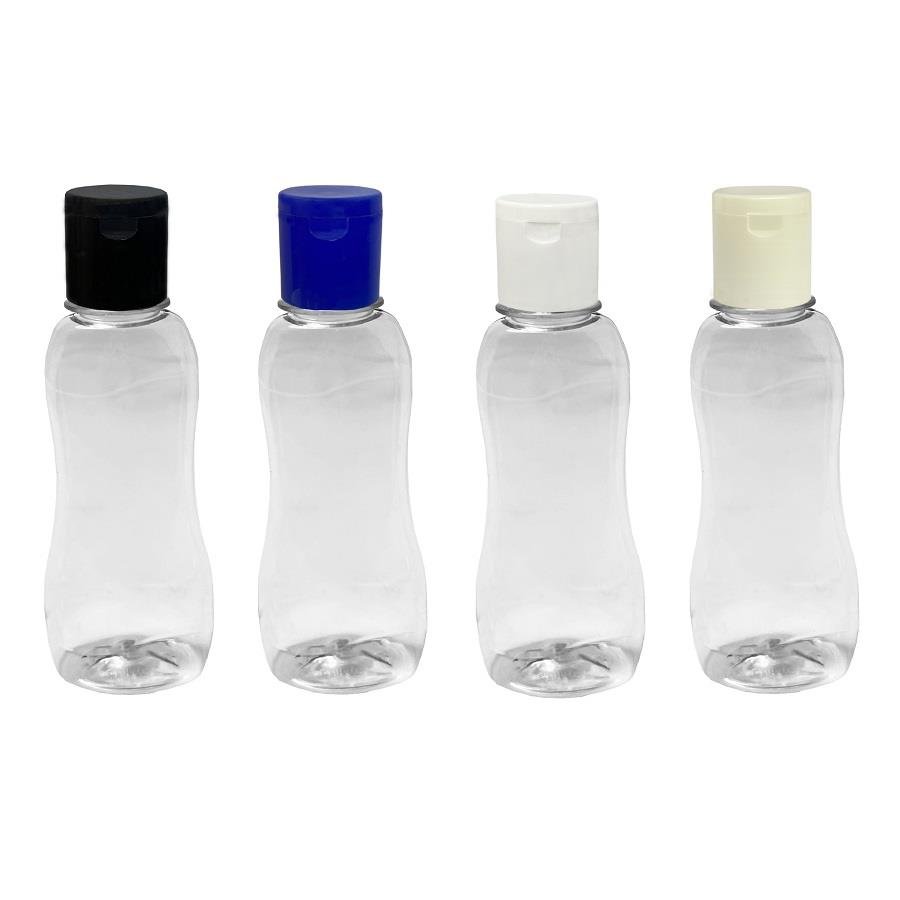 30 FRASCO PLÁSTICO CRISTAL 200ML FLIPTOP FURO ABERTO CAT - Imagem 3