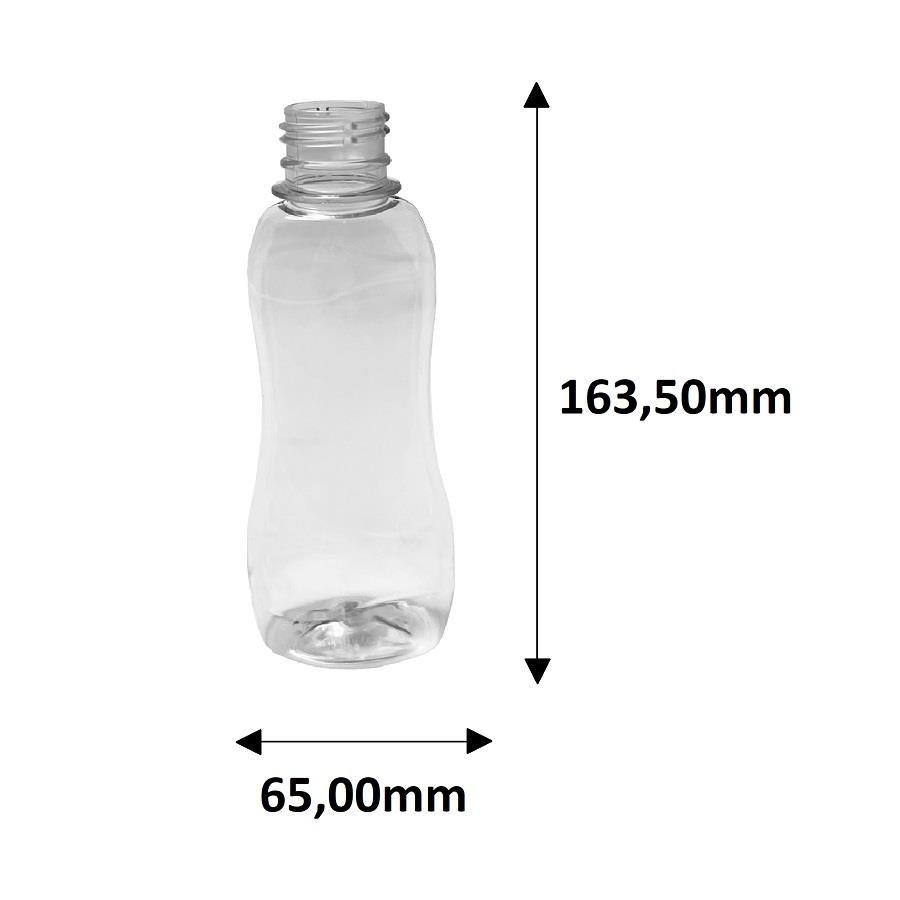 1260 FRASCO PLÁSTICO CRISTAL 200ML FLIPTOP FURO ABERTO CAT - Imagem 9
