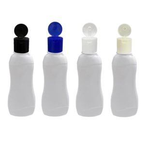 468 FRASCO PLÁSTICO BRANCO 200ML FLIPTOP FURO ABERTO CAT