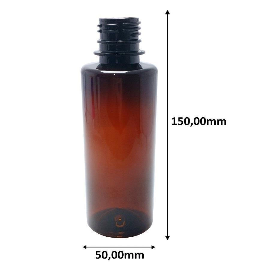 1590 FRASCO PLÁSTICO AMBAR 200ML FLIPTOP FURO ABERTO COS - Imagem 9