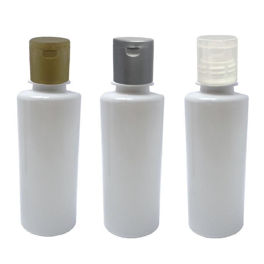 226 FRASCO PLÁSTICO BRANCO 200ML FLIPTOP FURO ABERTO COS - Imagem 4