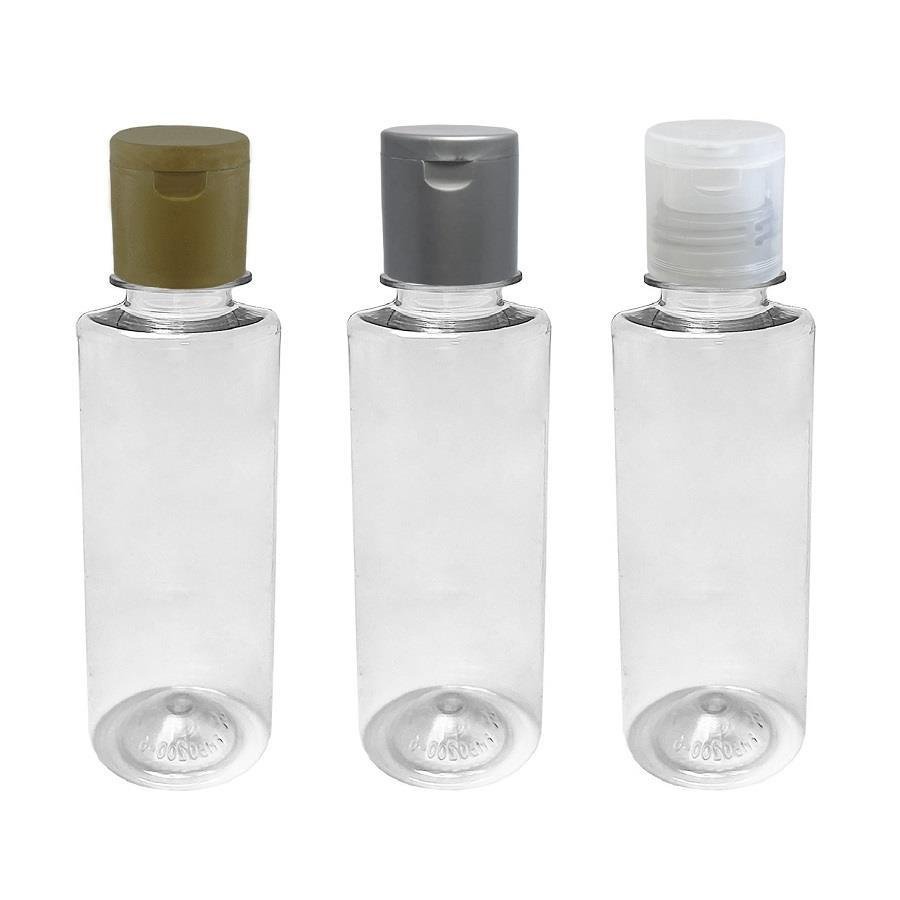 94 FRASCO PLÁSTICO CRISTAL 200ML FLIPTOP FURO ABERTO COS - Imagem 3