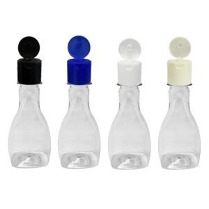 378 FRASCO PLÁSTICO CRISTAL 200ML FLIPTOP FURO ABERTO MOL