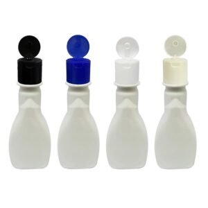 272 FRASCO PLÁSTICO BRANCO 200ML FLIPTOP FURO ABERTO MOL