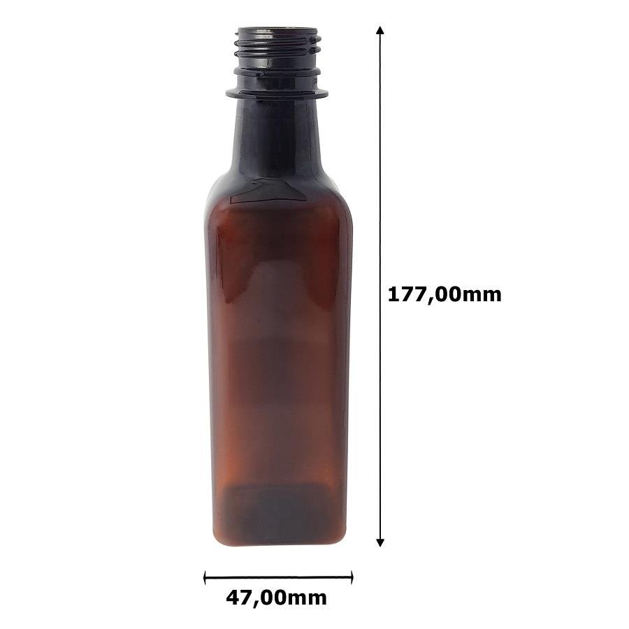 27 FRASCO PLÁSTICO AMBAR 250ML FLIPTOP FURO ABERTO AZE - Imagem 9