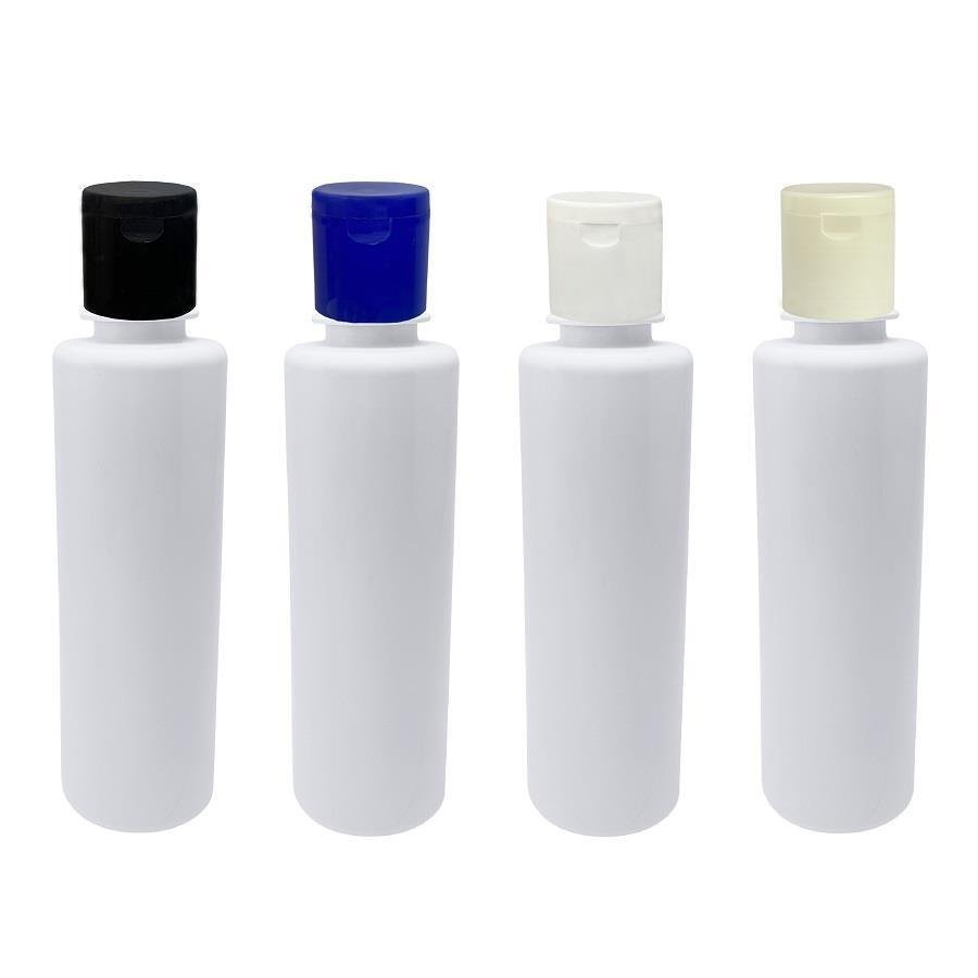 518 FRASCO PLÁSTICO BRANCO 250ML FLIPTOP FURO ABERTO COS - Imagem 3