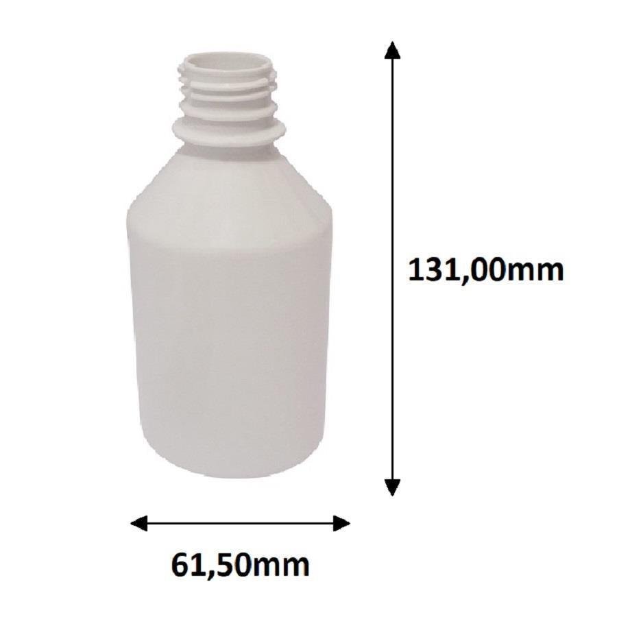 180 FRASCO PLÁSTICO BRANCO 250ML FLIPTOP FURO ABERTO FAR - Imagem 9