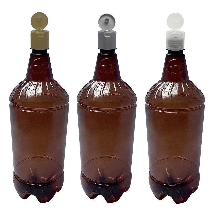 132 FRASCO PLÁSTICO AMBAR 2L FLIPTOP FURO ABERTO GR2 - Imagem 2