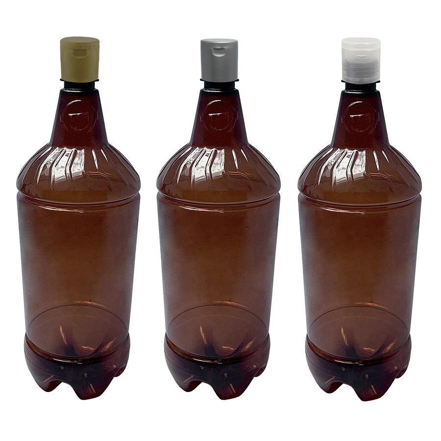 12 FRASCO PLÁSTICO AMBAR 2L FLIPTOP FURO ABERTO GR2 - Imagem 4