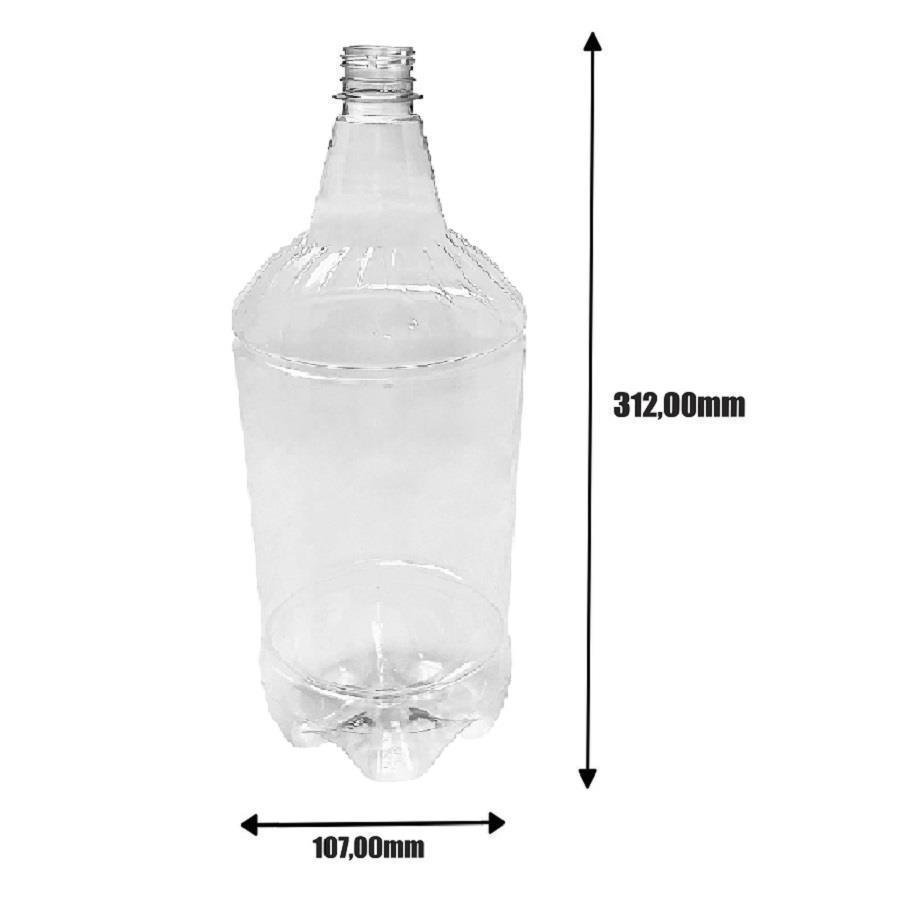 132 FRASCO PLÁSTICO CRISTAL 2L FLIPTOP FURO ABERTO GR2 - Imagem 9
