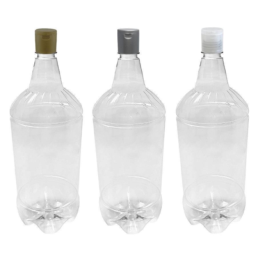 52 FRASCO PLÁSTICO CRISTAL 2L FLIPTOP FURO ABERTO GR2 - Imagem 3