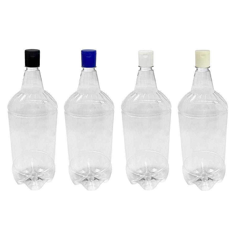 2 FRASCO PLÁSTICO CRISTAL 2L FLIPTOP FURO ABERTO GR2 - Imagem 4