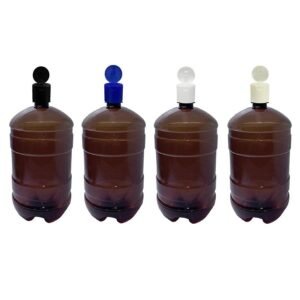 9 FRASCO PLÁSTICO AMBAR 2L FLIPTOP FURO ABERTO GRO