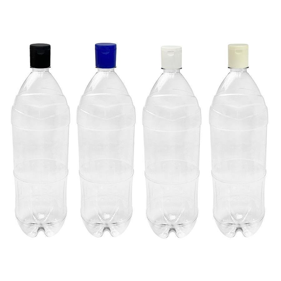 28 FRASCO PLÁSTICO CRISTAL 2L FLIPTOP FURO ABERTO REF - Imagem 3