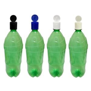 28 FRASCO PLÁSTICO VERDE 2L FLIPTOP FURO ABERTO REF