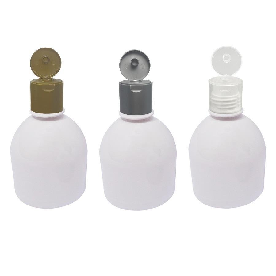 56 FRASCO PLÁSTICO BRANCO 300ML FLIPTOP FURO ABERTO SAB - Imagem 2